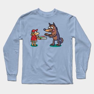 Pizza Wolf Long Sleeve T-Shirt